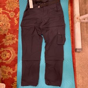 COPY - Outdoor voices zip-off pants (M) black